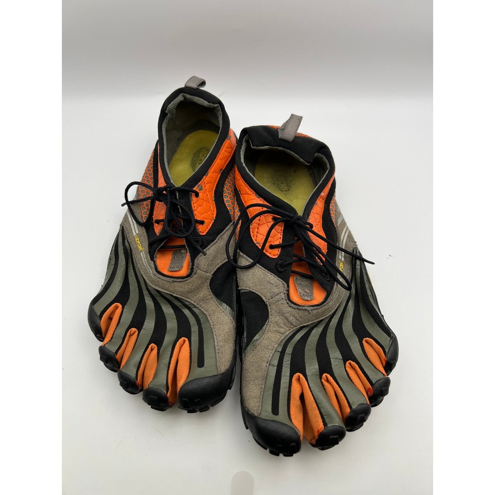 Vibram FiveFingers KMD Sport Mens Barefoot Shoes Orange Grey Sneakers EU 41